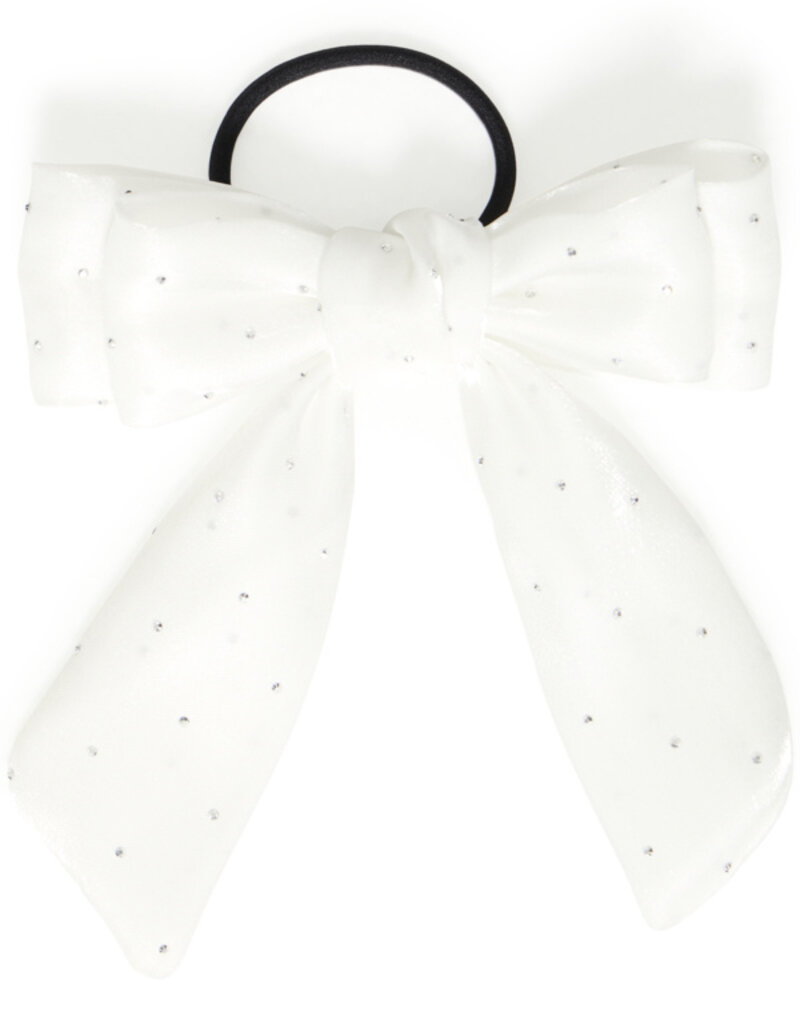 ICHI Bela Velvet Bow with Hair Tie