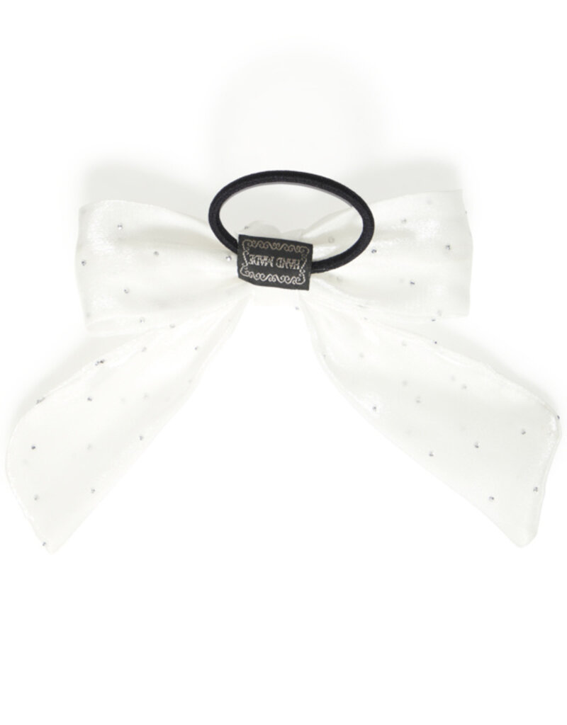 ICHI Bela Velvet Bow with Hair Tie