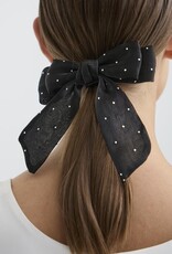 ICHI Bela Velvet Bow with Hair Tie
