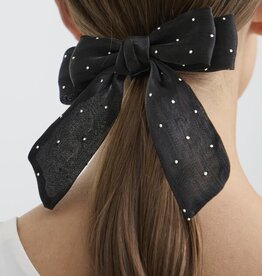 ICHI Bela Velvet Bow with Hair Tie *Two Colours*