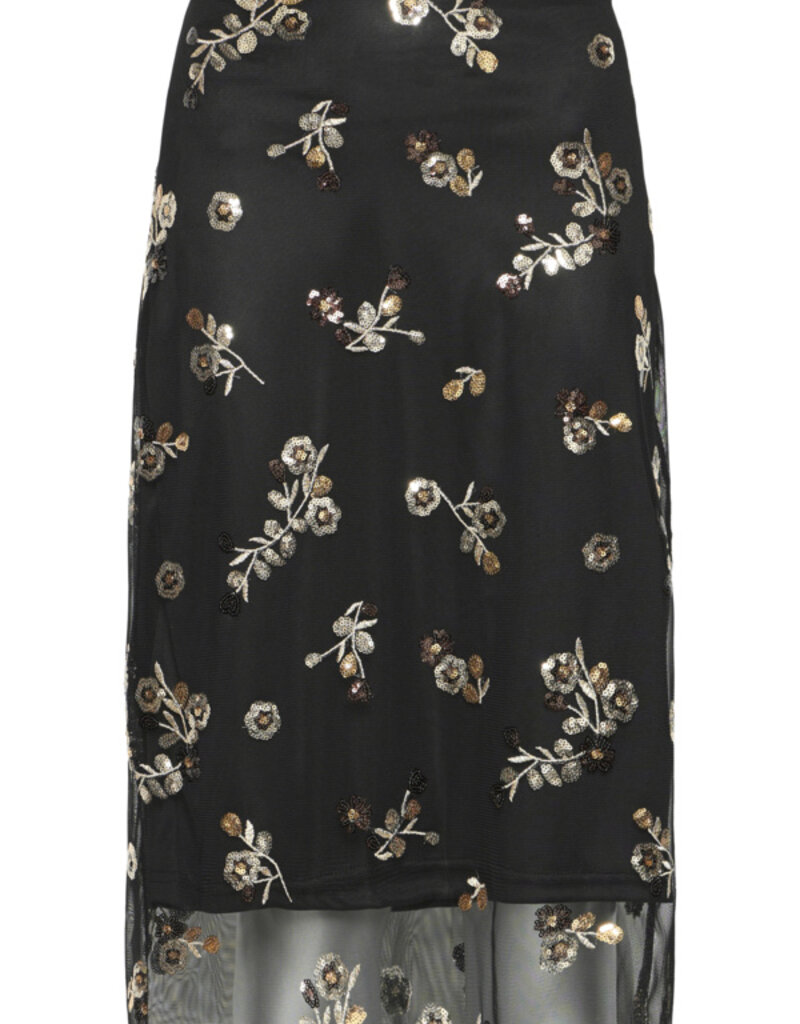 B.Young Renaz Skirt with Sequin Floral Detail