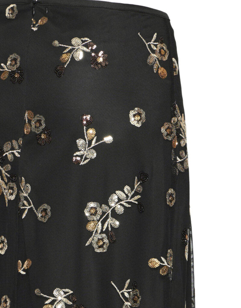 B.Young Renaz Skirt with Sequin Floral Detail