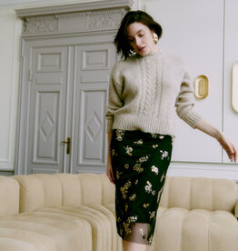 B.Young Renaz Skirt with Sequin Floral Detail