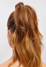 Kitsch Metal Enamel Cloud and Bow 8pc Bobby Pins Set