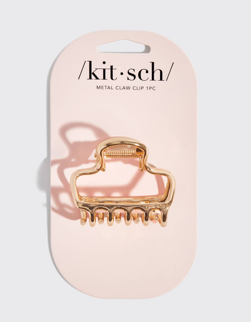 Kitsch Open Shape Puffy Metal Claw Clip