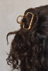 Kitsch Open Shape Puffy Metal Claw Clip