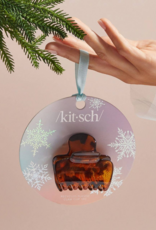 Kitsch Holiday Recycled Plastic Claw Clip - Tort