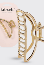 Kitsch Open Shape Claw Clip - Gold