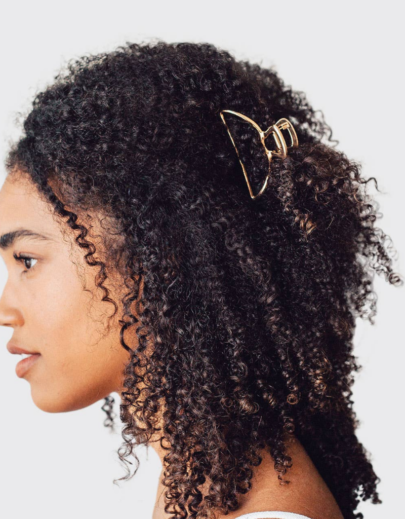 Kitsch Open Shape Claw Clip - Gold