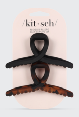 Kitsch 2pc Recycled Plastic Large Loop Claw Clip