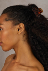 Kitsch 2pc Recycled Plastic Medium Puffy Claw Clip - Black and Tort