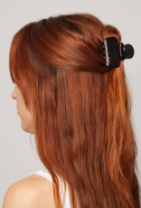 Kitsch 2pc Recycled Plastic Medium Puffy Claw Clip - Black and Tort