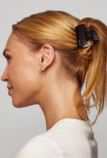 Kitsch 2pc Recycled Plastic Medium Puffy Claw Clip - Black and Tort