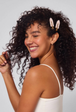 Kitsch 4pc Recycled Plastic Creaseless Clips - Cherry Print