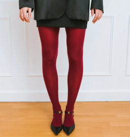 Brunette the Label Burgundy Tights