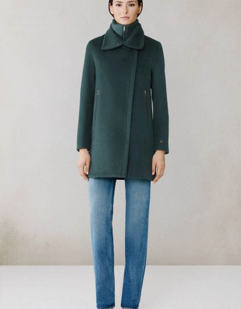 Soia and Kyo Abbi Jacket in Midnight Forest