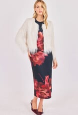 Sadie & Sage Angel Wings Fringe Jacket in Ivory