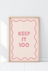 Stevie & Bean Taylor Swift Print - Keep It 100