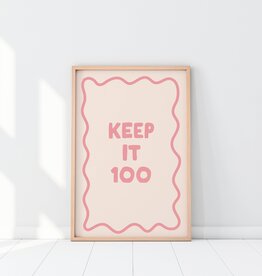 Stevie & Bean Taylor Swift Print - Keep It 100