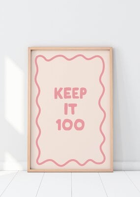 Stevie & Bean Taylor Swift Print - Keep It 100