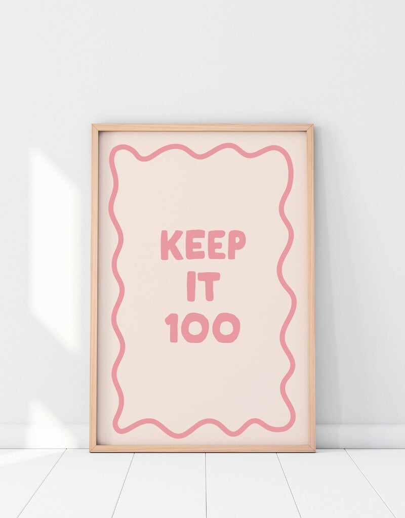 Stevie & Bean Taylor Swift Print - Keep It 100
