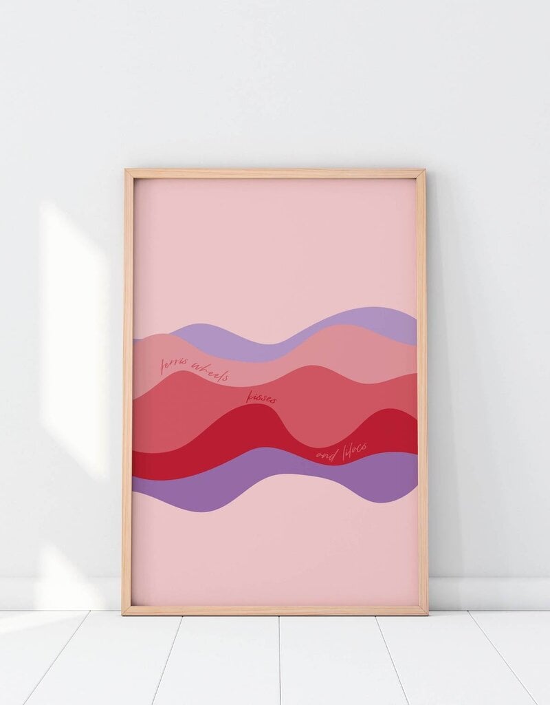 Stevie & Bean Taylor Swift Print - Ferris Wheels Kisses + Lilacs