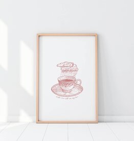 Stevie & Bean Taylor Swift Print - Storm Inside a Teacup