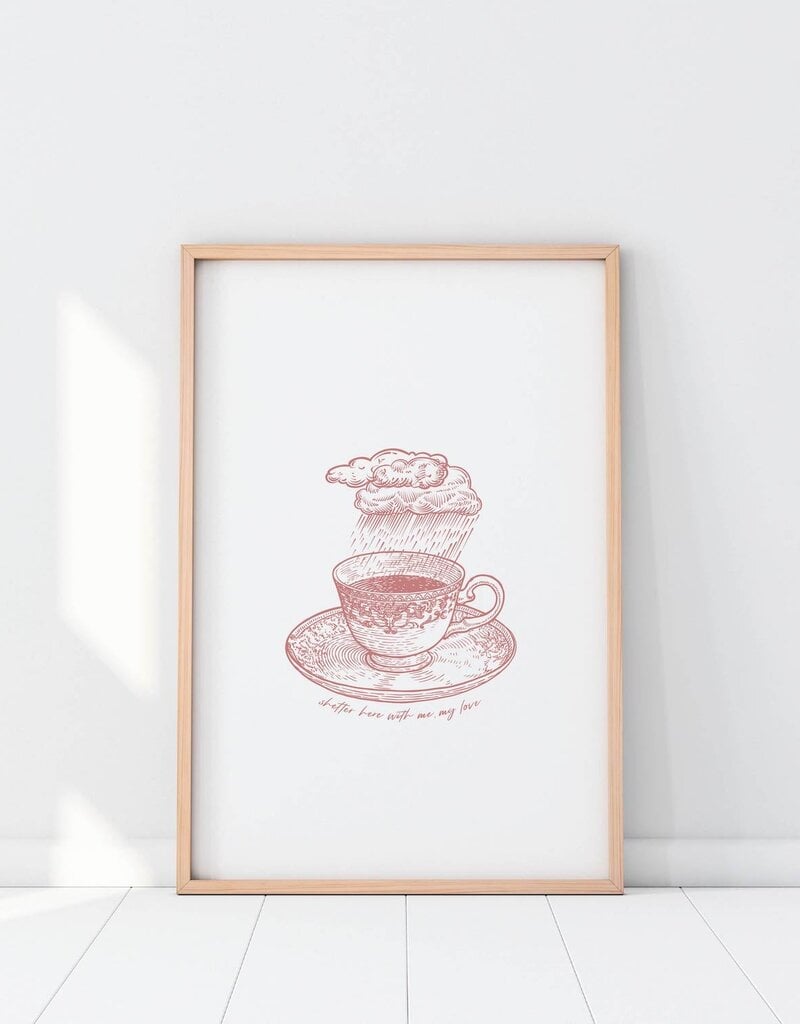 Stevie & Bean Taylor Swift Print - Storm Inside a Teacup