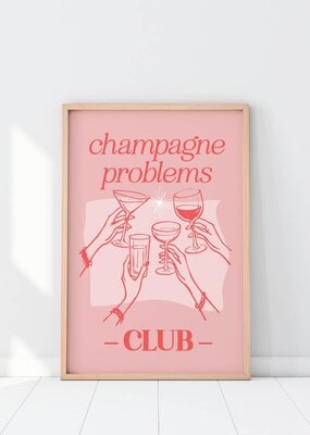 Stevie & Bean Taylor Swift Print - Champagne Problems