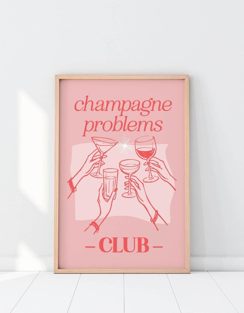 Stevie & Bean Taylor Swift Print - Champagne Problems