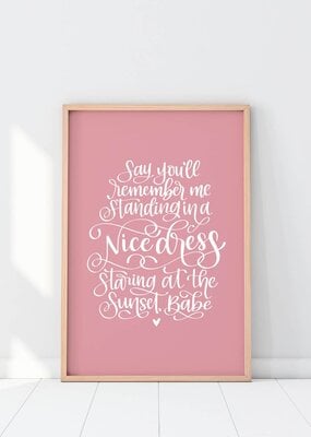 Stevie & Bean Taylor Swift Print - Wildest Dreams