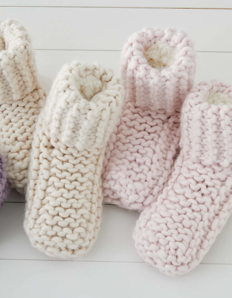 Lemon Cabin Cuff Cutie Bootie - Pink