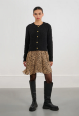 Molly Bracken Raven Textured Cardigan in Black