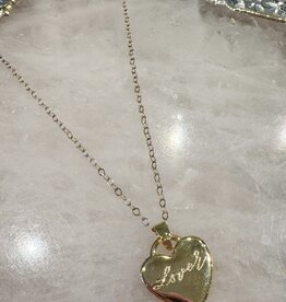 Lavender & Grace Lover Heart Pendant