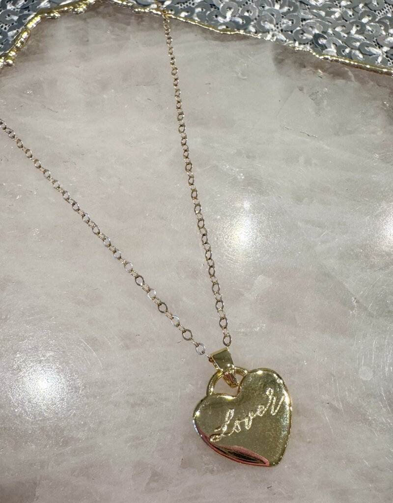 Lavender & Grace Lover Heart Pendant