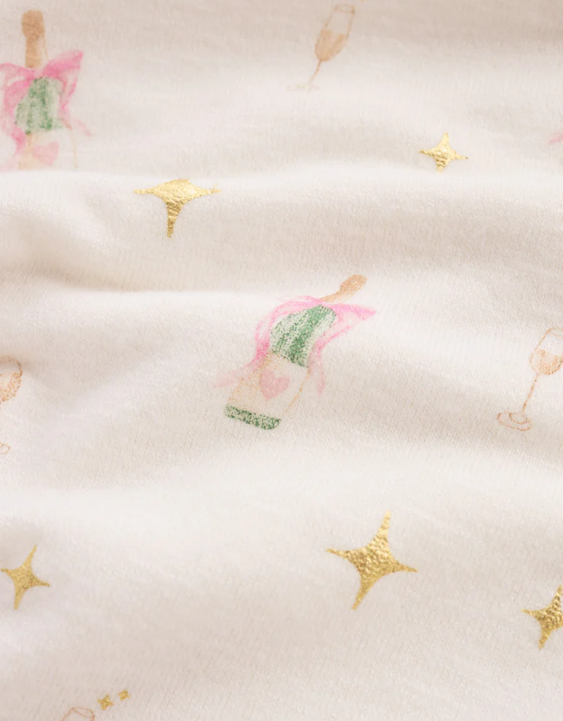 Z-Supply Dawn Smocked Pant in Champagne Print