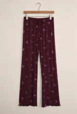 Z-Supply At Ease Ditsy Pant in Merlot