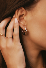 Leah Alexandra Gold Knot Hoop