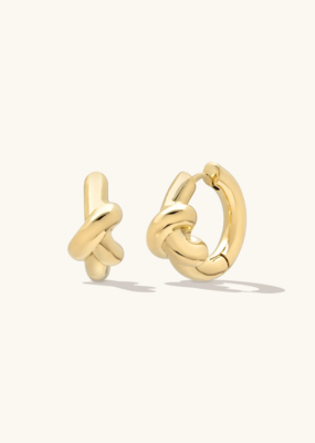 Leah Alexandra Gold Knot Hoop