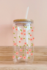 Mömy 16oz Glass With Lid and Straw