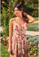 Dress Forum Sweet Emotion Ruched Ruffle Tiered Maxi Dress