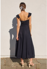 Dress Forum Heaven Sent Bustier Flutter Sleeve Dress in Navy