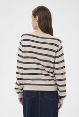 Part Two Yona Pullover in Dark Navy Stripe