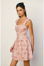 Dress Forum Cottage Charm Wide Strap Mini Dress in Romantic Garden