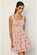 Dress Forum Cottage Charm Wide Strap Mini Dress in Romantic Garden