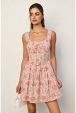 Dress Forum Cottage Charm Wide Strap Mini Dress in Romantic Garden