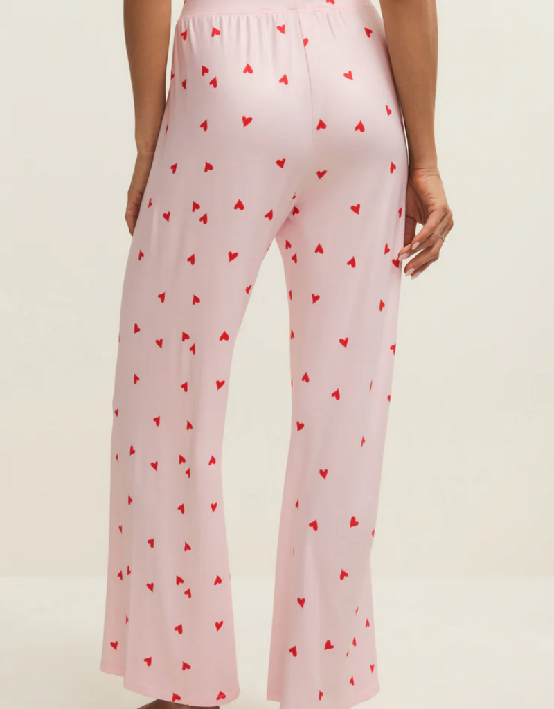 Z-Supply Luxe Heart Pant in Pink Marshmallow