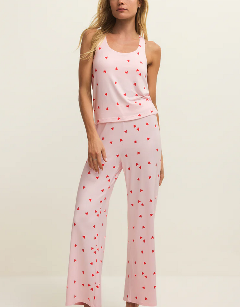 Z-Supply Luxe Heart Pant in Pink Marshmallow