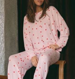 Z-Supply Luxe Heart Pant in Pink Marshmallow