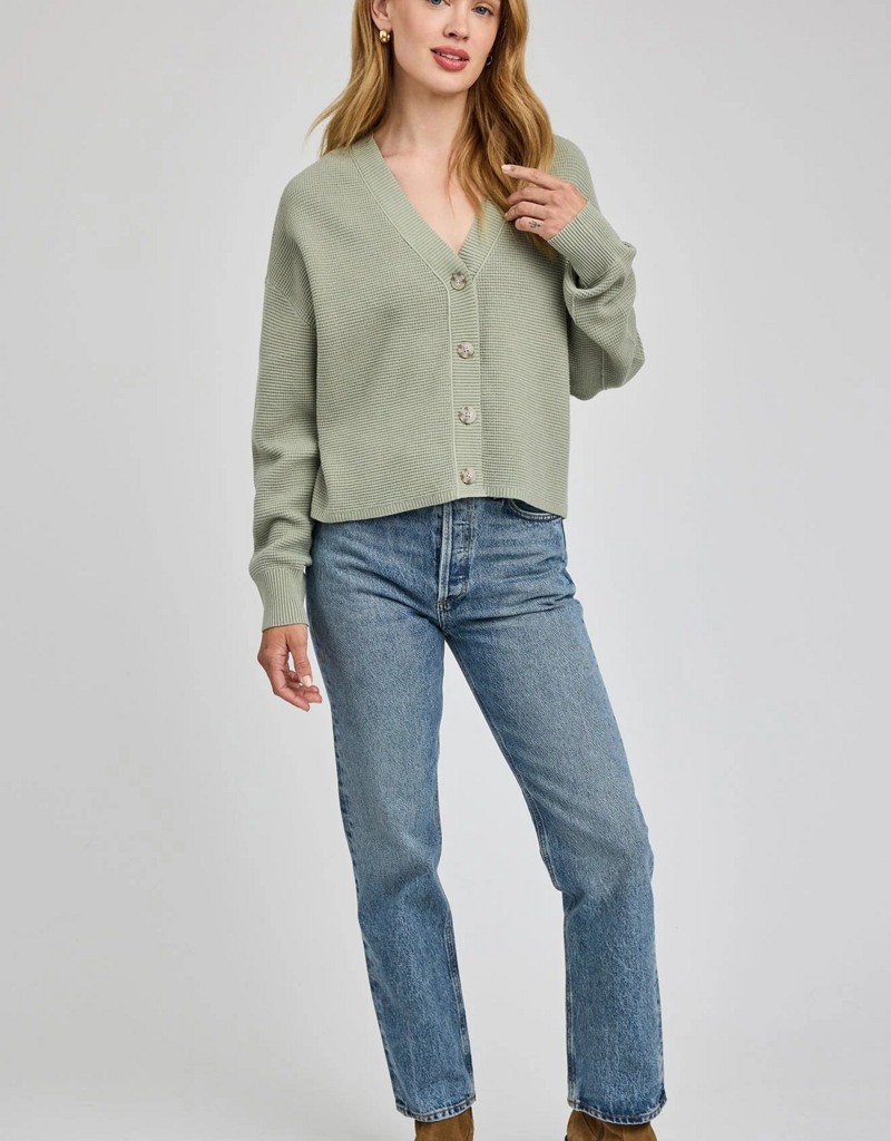 Gentle Fawn Joyce Cardigan in Cactus Green